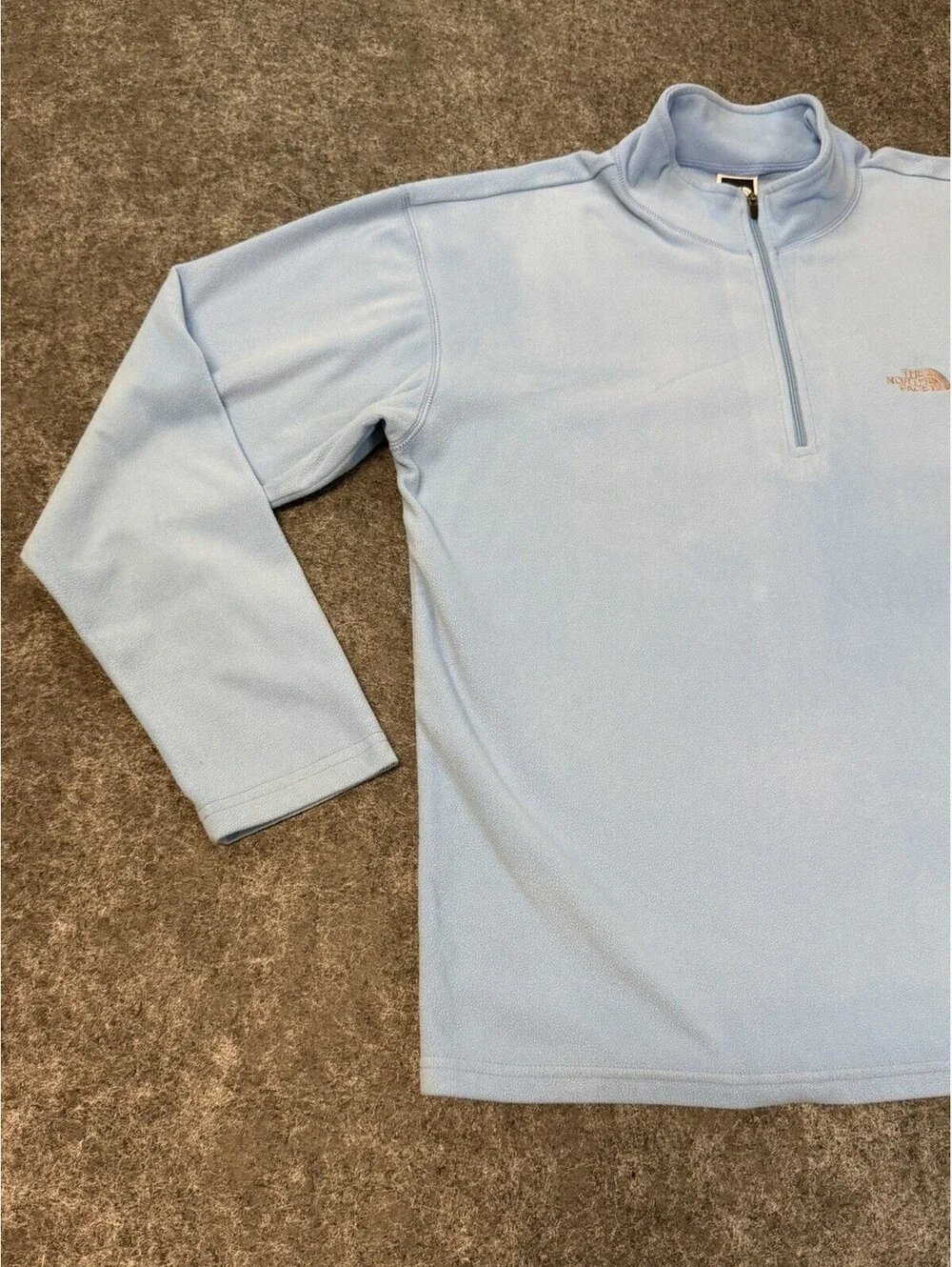 The North Face Men’s M Blue Fleece 1/4 Zip Pullover Jacket ALOD Outdoor